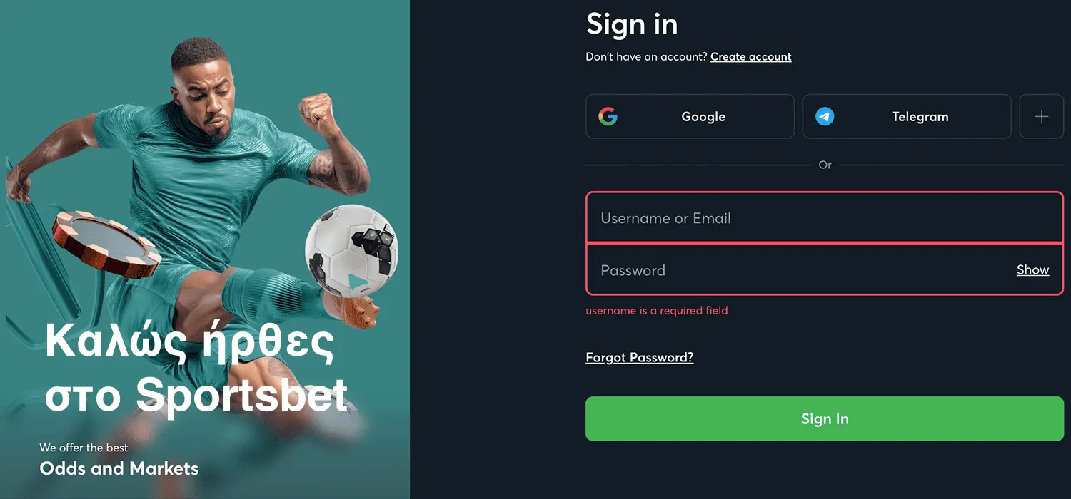 Sportsbet login σύνδεση λογαριασμού